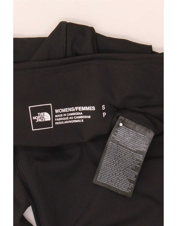 Leggings gráficas femininas The North Face UK 10 pequeno poliéster preto