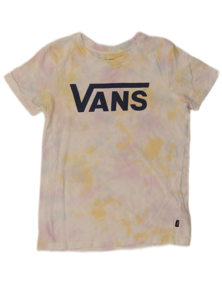 Camiseta feminina VANS com estampa gráfica UK 6 XS multicolorida tie-dye algodão