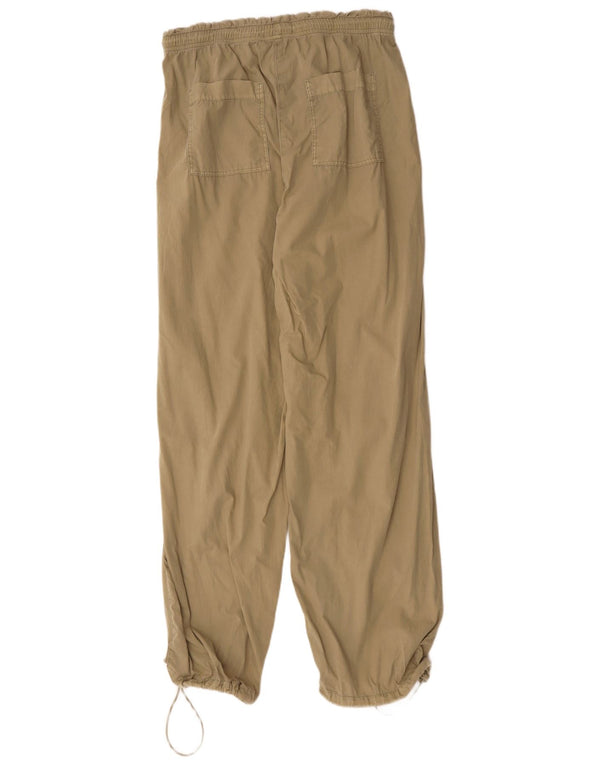 Calça jogger feminina Marks & Spencer Chino Reino Unido 12 médio W32 L32 bege