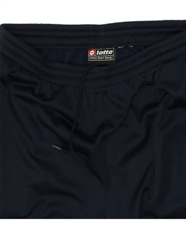LOTTO Mens Tracksuit Trousers Medium Navy Blue | Vintage Lotto | Thrift | Second-Hand Lotto | Used Clothing | Messina Hembry 