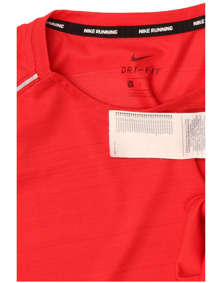 Camiseta Nike Masculina Dri Fit Top Grande Poliéster Vermelho