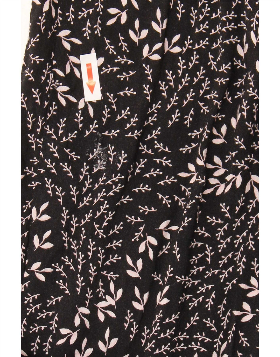 Zara Macacão feminino manga curta médio preto floral