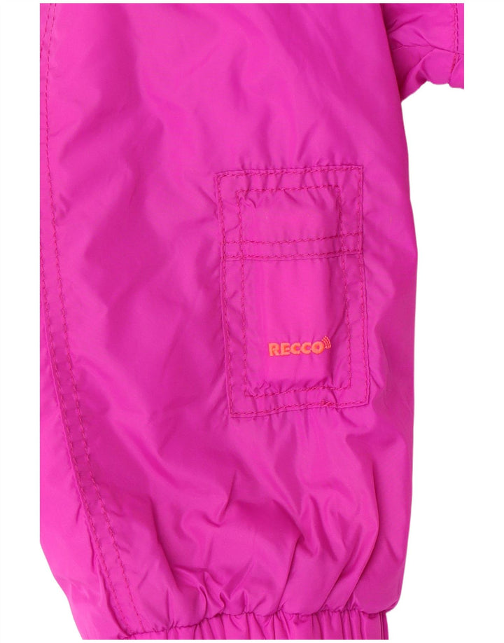 Jaqueta de esqui feminina Nevica com capuz US 6 médio rosa colorblock nylon
