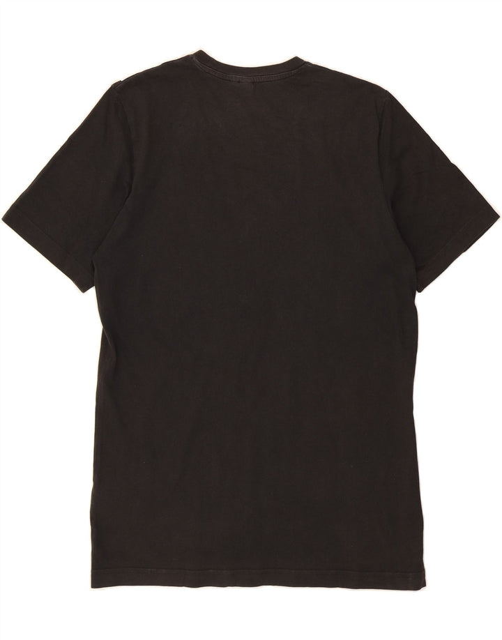 ADIDAS Mens T-Shirt Top Medium Black Cotton Vintage Adidas and Second-Hand Adidas from Messina Hembry 