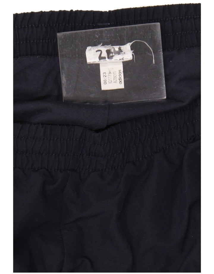 Calças de treino masculinas ADIDAS joggers grandes azul marinho