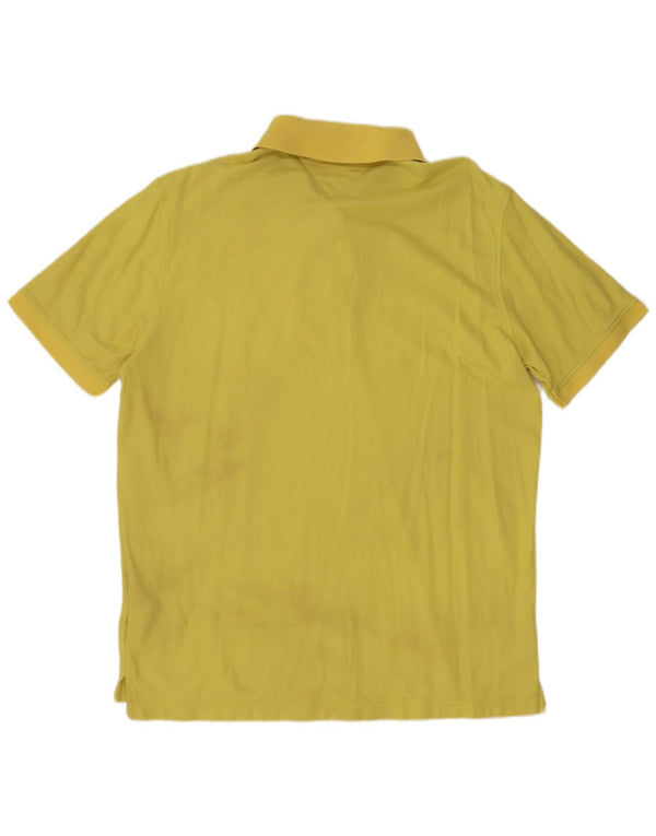 Camisa polo masculina Tommy Hilfiger Slim Fit 2XL algodão amarelo