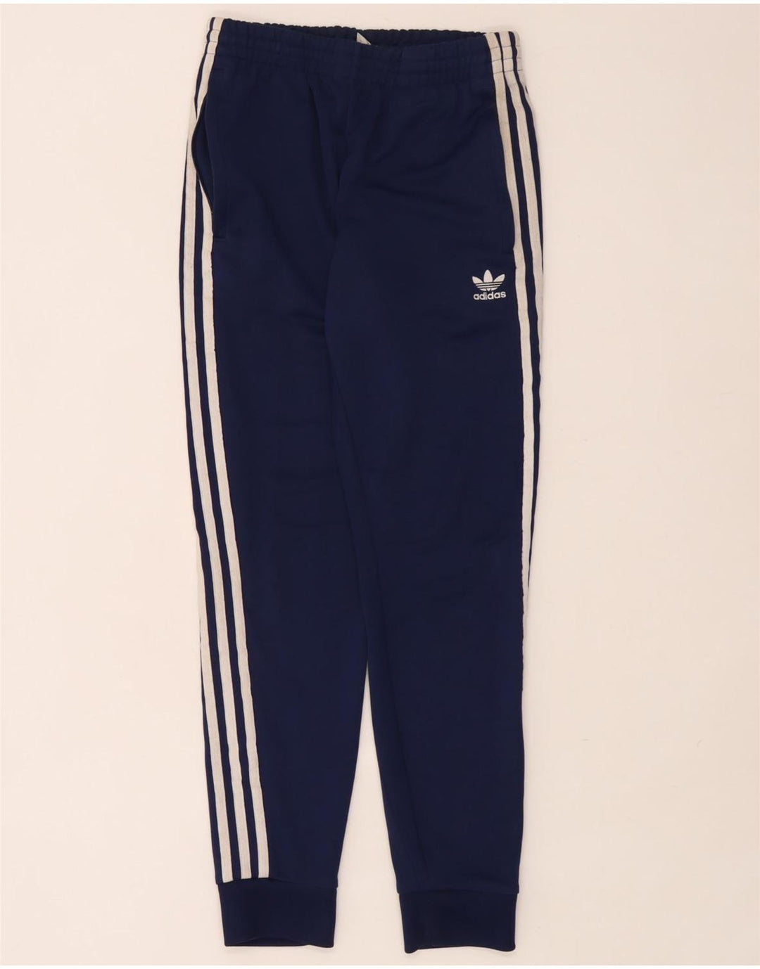 Adidas Mens Treino Calças Joggers Médio Azul Marinho Poliéster