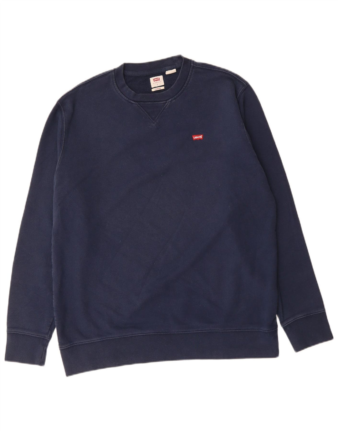 Moletom masculino LEVI'S Standard Fit grande algodão azul marinho