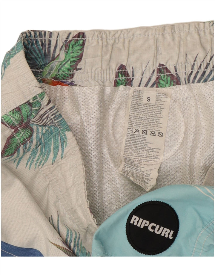 Shorts de natação masculino Rip Curl Graphic pequeno listrado multicolorido