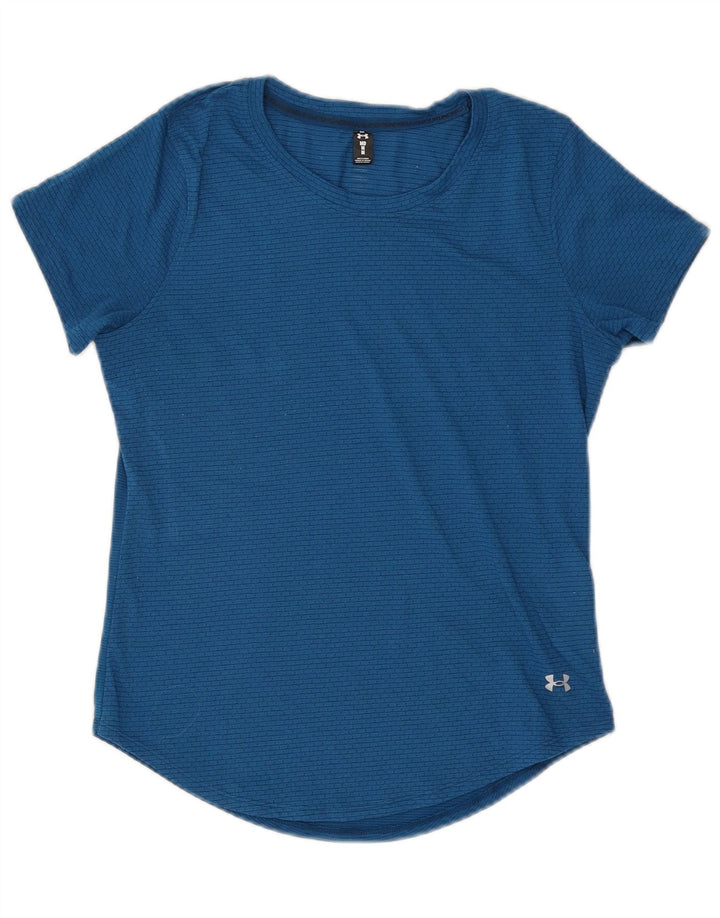 Camiseta feminina UNDER ARMOUR UK 14 poliéster azul médio