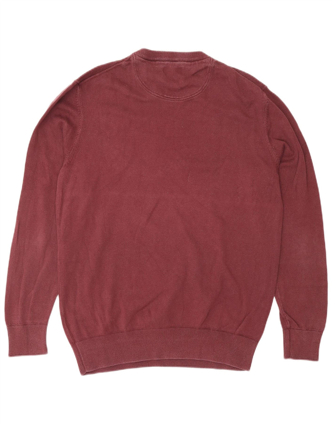 Suéter masculino TIMBERLAND com gola redonda, algodão médio borgonha