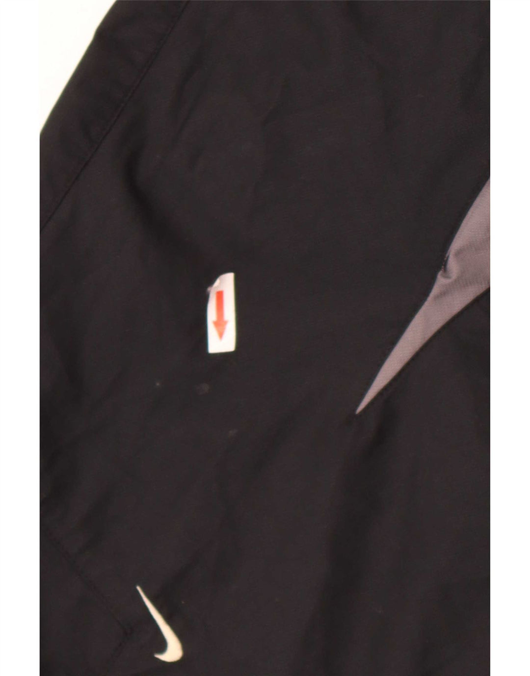 Jaqueta feminina de treino Nike US 12/14 grande preto colorblock poliéster