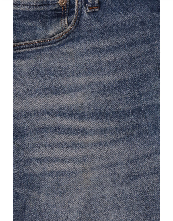 Jack & Jones Masculino GLENN Slim Jeans W32 L34 Azul Algodão
