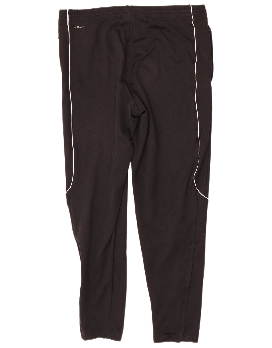 Calça de treino masculina Adidas Climalite médio preto colorblock poliéster
