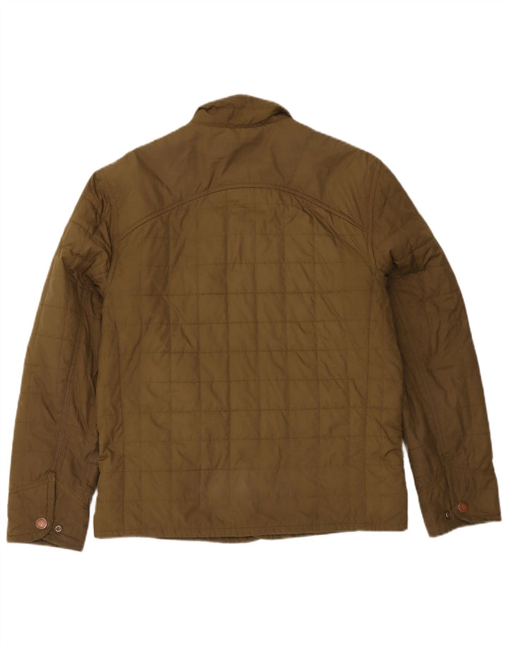 Jaqueta utilitária masculina Timberland UK 36 poliéster cáqui pequeno