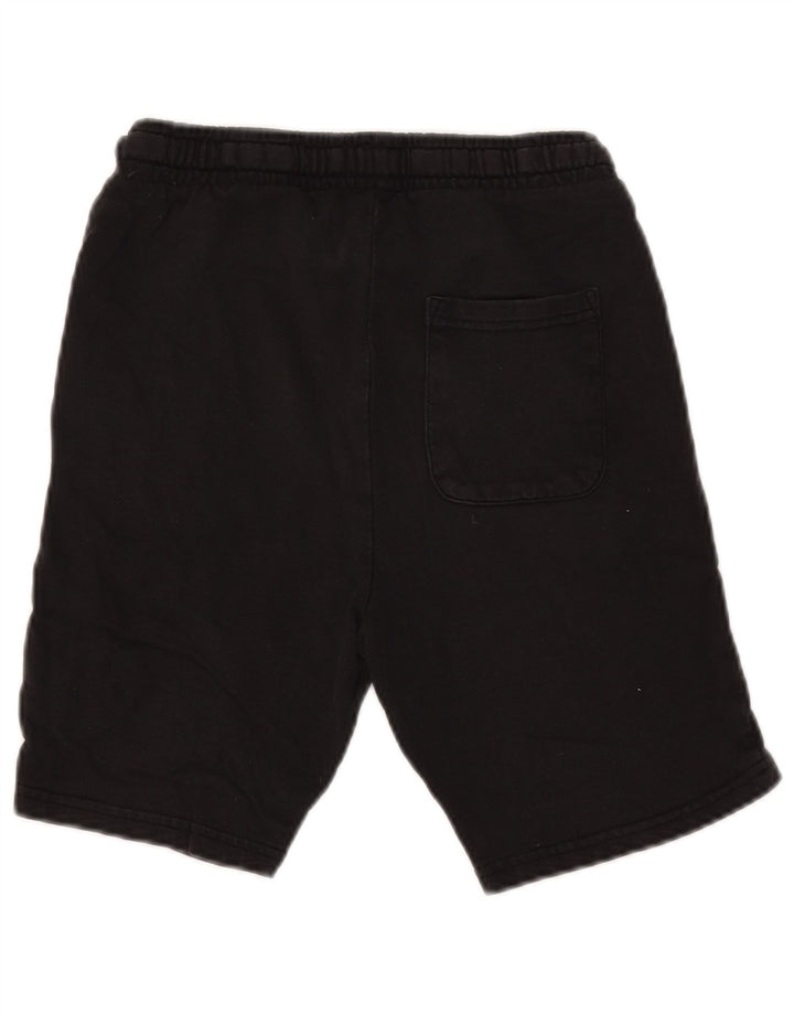 Shorts esportivos gráficos Jack Wills Boys 12-13 anos preto algodão