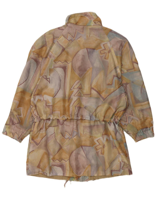 Jaqueta de chuva feminina C&A com padrão abstrato Reino Unido 16 grande multicolorida