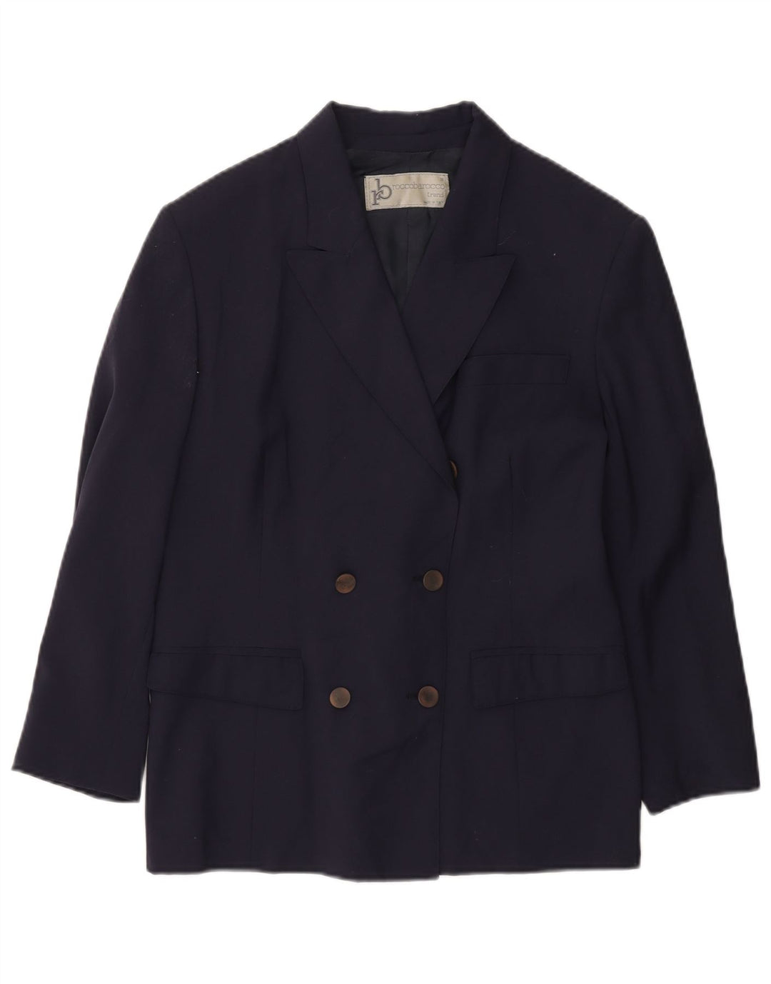 Jaqueta blazer feminina ROCCOBAROCCO IT 42 azul marinho médio