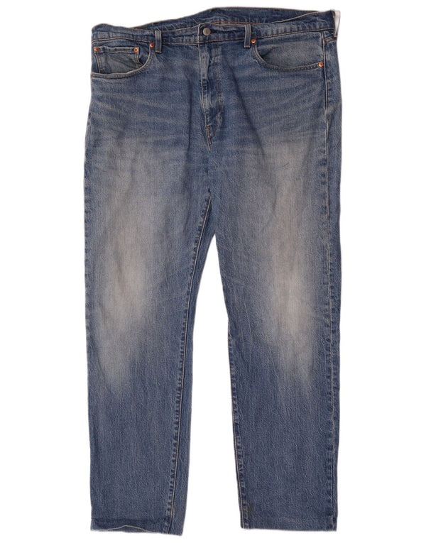 Levi's Masculino 502 Tapered Jeans W40 L33 Azul Algodão