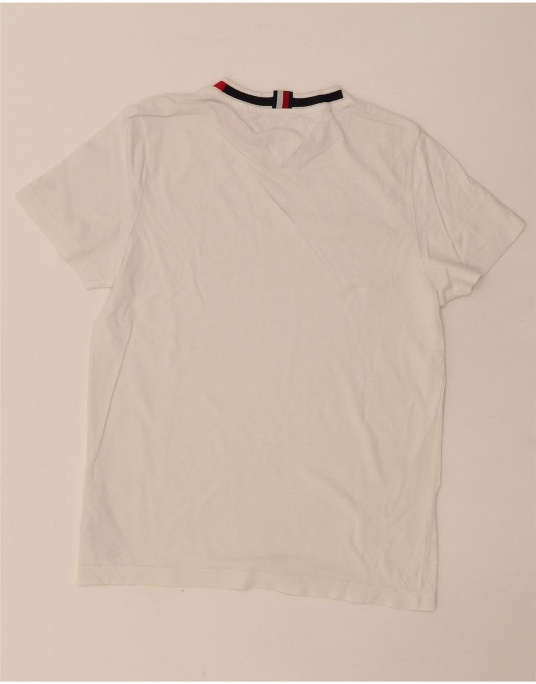 Camiseta masculina Tommy Hilfiger Top XS algodão branco