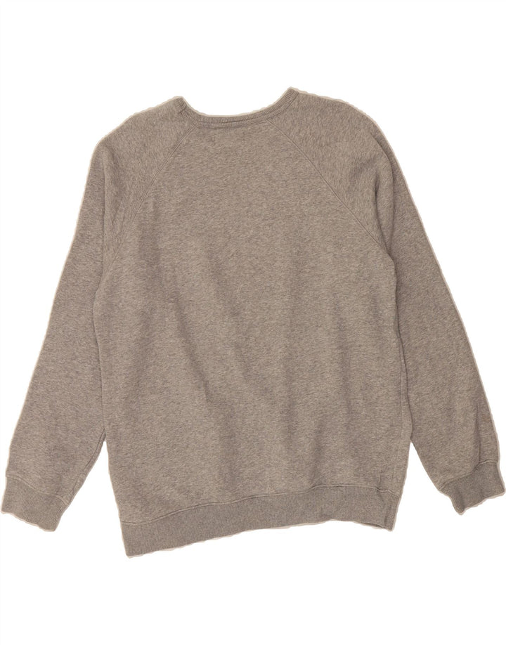 ADIDAS Mens Graphic Sweatshirt Jumper Medium Grey Cotton Vintage Adidas and Second-Hand Adidas from Messina Hembry 