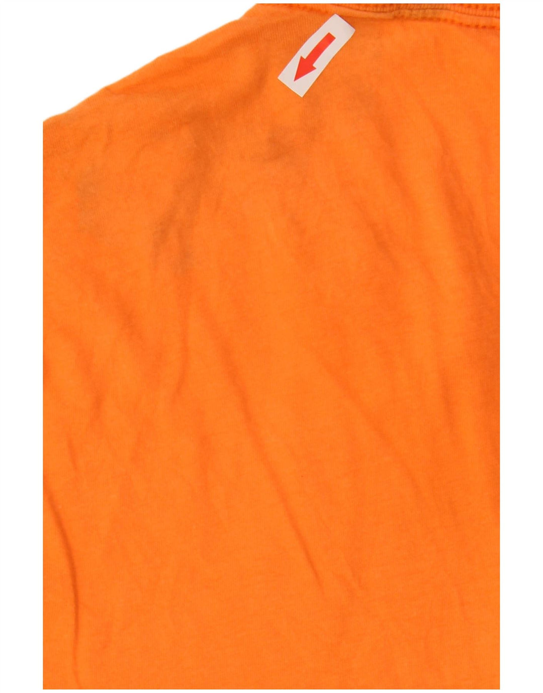 Camiseta gráfica masculina Penguin Top médio algodão laranja