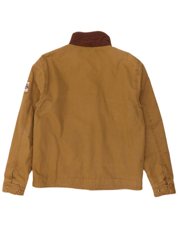Jaqueta bomber masculina Superdry UK 42 XL algodão cáqui