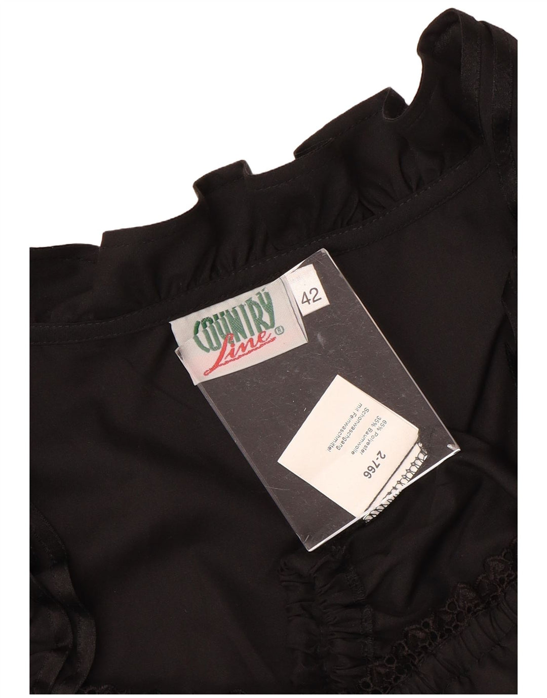Blusa feminina COUNTRY Top IT 42 poliéster preto médio
