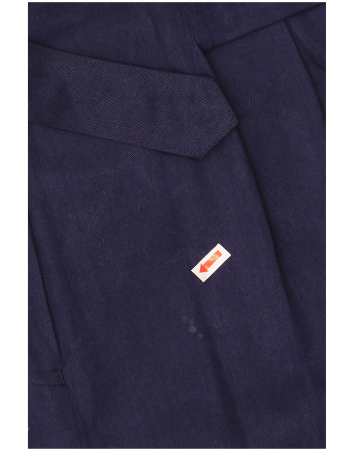 Calça feminina casual WHISTLES com pegged UK 12 médio W30 L28 azul marinho