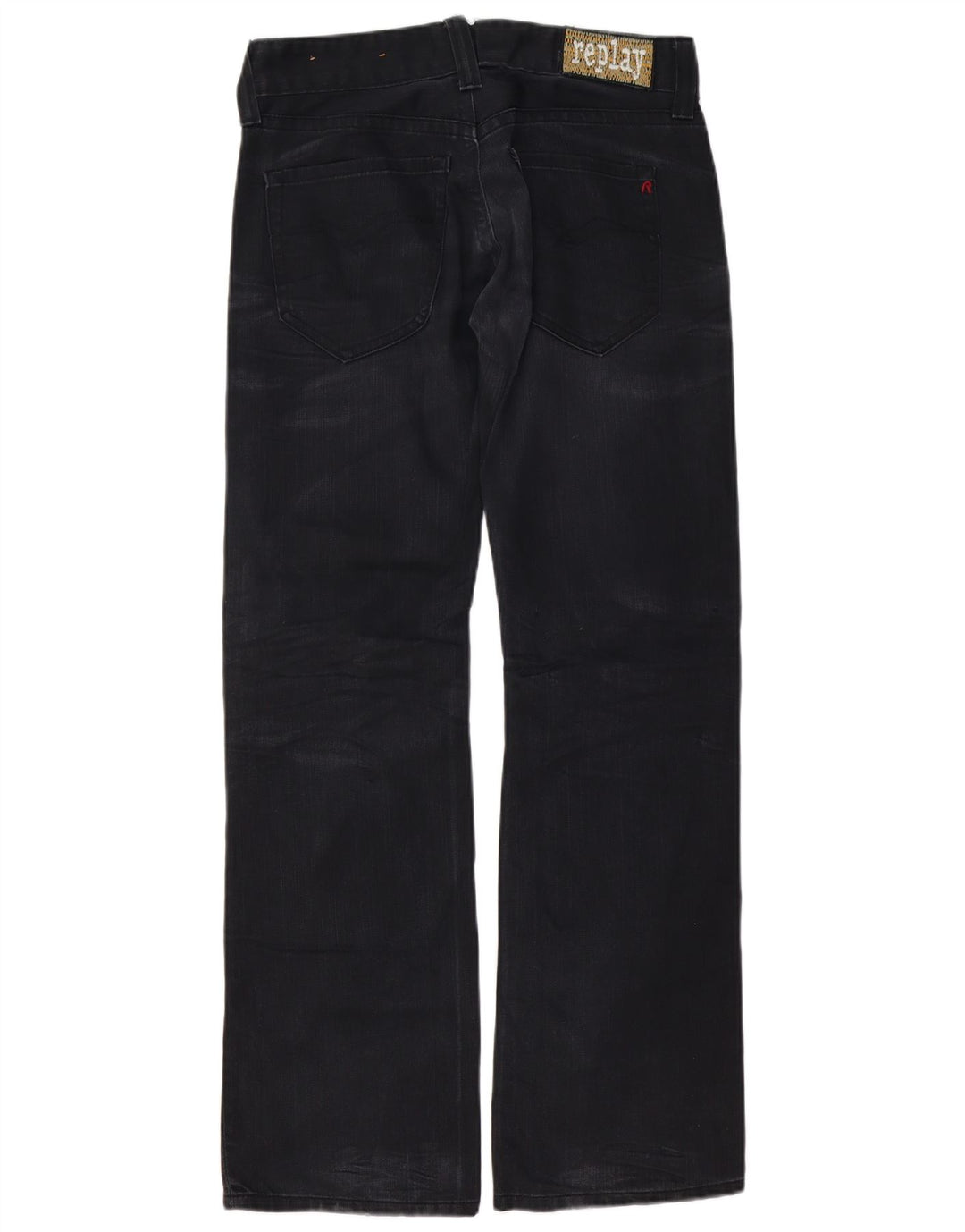Replay Jeans Bootcut Feminino W30 L32 Algodão Preto