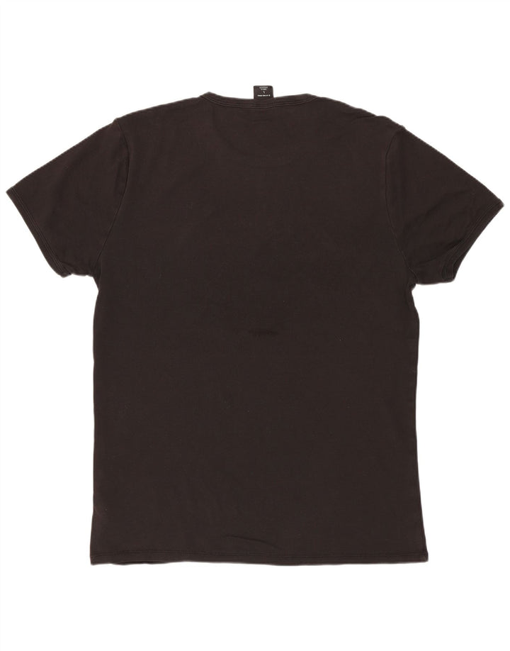 Camiseta masculina G-STAR grande algodão cinza