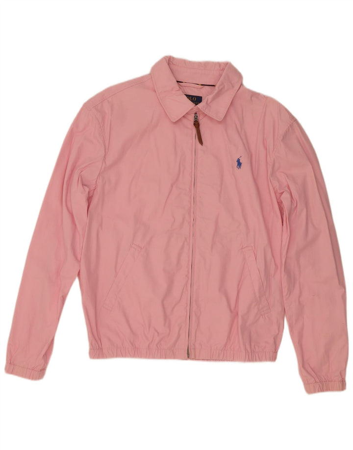 Jaqueta de chuva feminina Polo Ralph Lauren 38 rosa médio