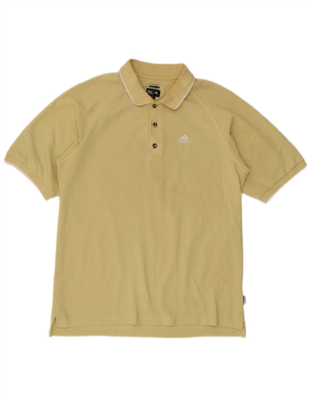Camisa Polo Adidas Masculina Climalite Médio Amarelo