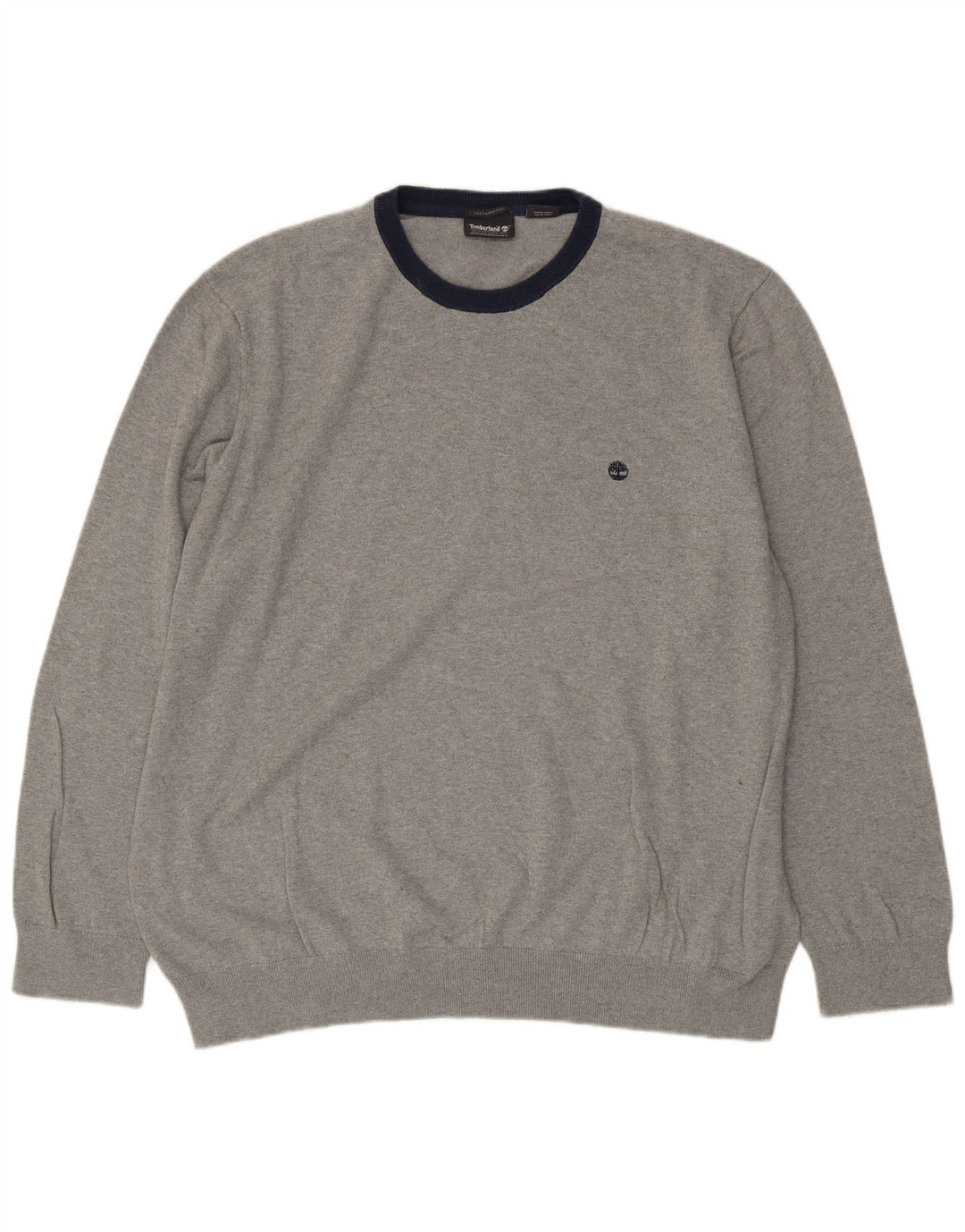 Suéter masculino TIMBERLAND com gola redonda 3XL algodão cinza