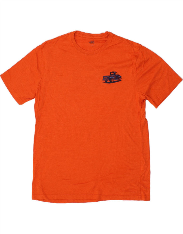 IZOD Mens Salt Water Graphic T-Shirt Top Large Orange Cotton Vintage Izod and Second-Hand Izod from Messina Hembry 