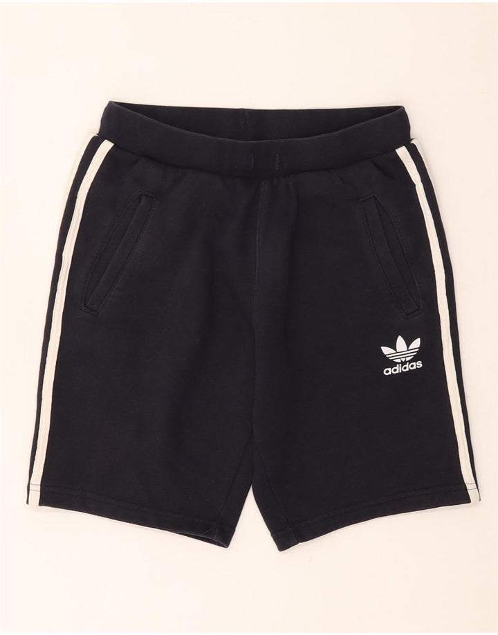 Shorts esportivos masculinos ADIDAS 11-12 anos azul marinho algodão