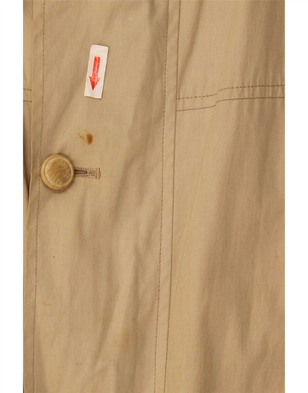 Jaqueta bomber masculina Seventy UK 38 algodão bege médio