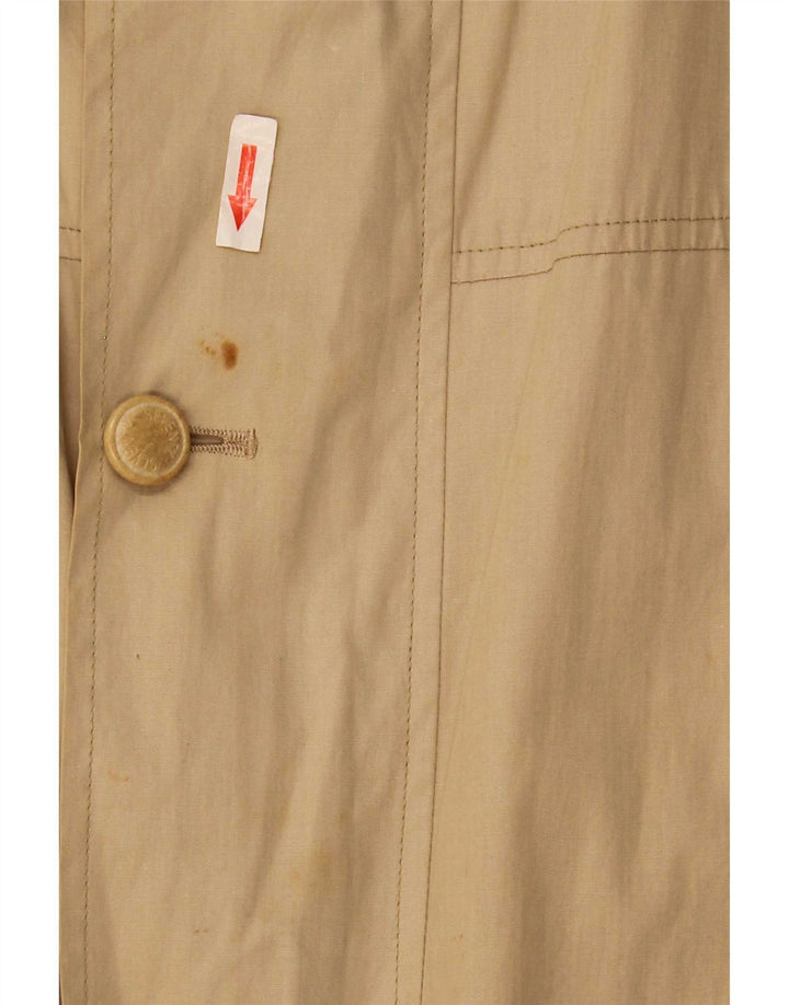 Jaqueta bomber masculina Seventy UK 38 algodão bege médio