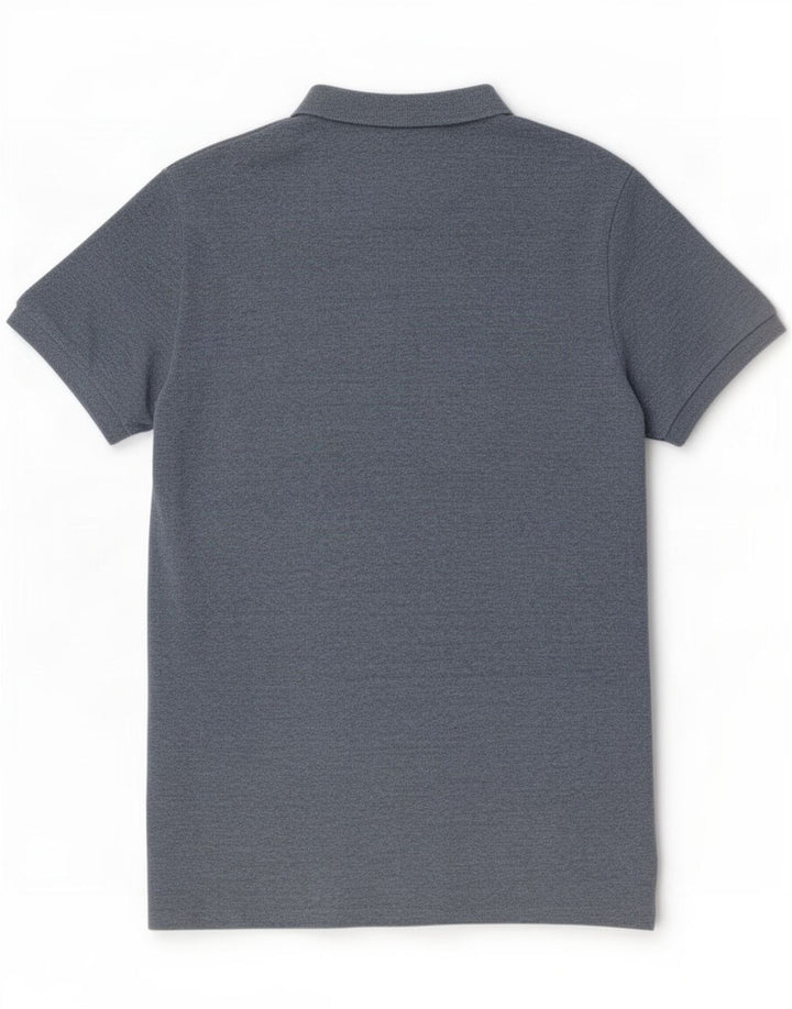 Camisa polo masculina Superdry gráfica grande algodão azul