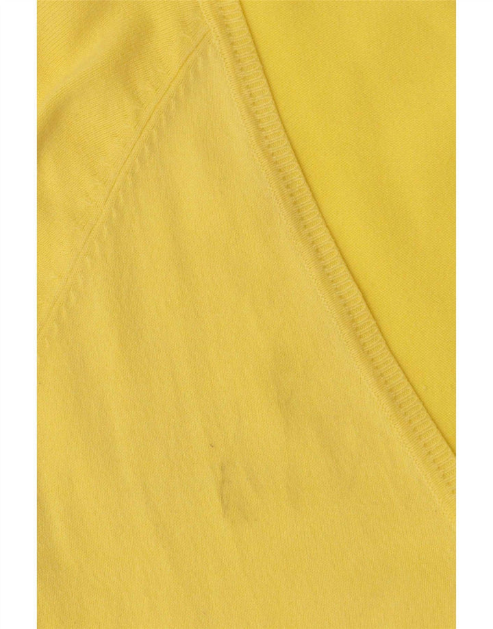 Suéter cardigã feminino Zara UK 18 XL amarelo