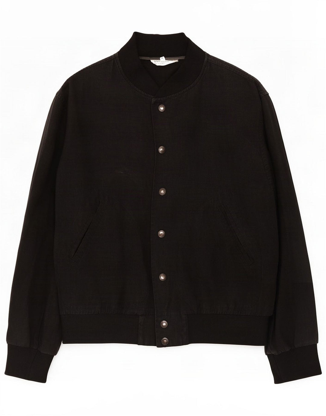 Iceberg Mens Graphic Bomber Jacket IT 48 Linho preto médio