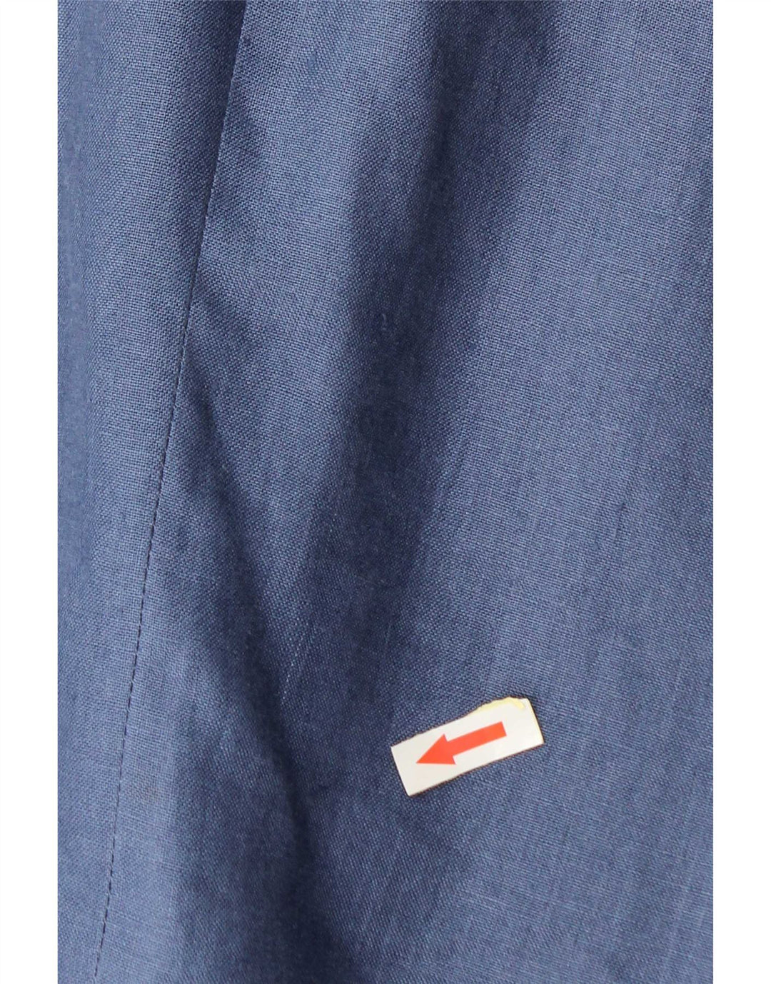 Jaqueta blazer masculina vintage com 2 botões IT 50 grande linho azul