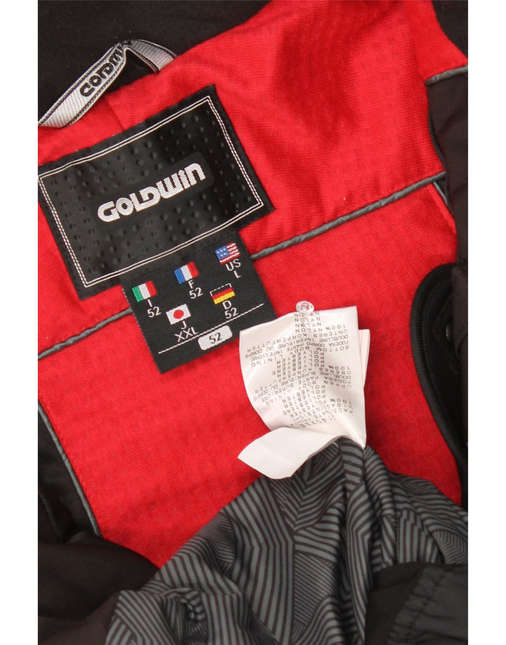 Jaqueta de esqui masculina Goldwin IT 52 XL marrom Colourblock poliéster