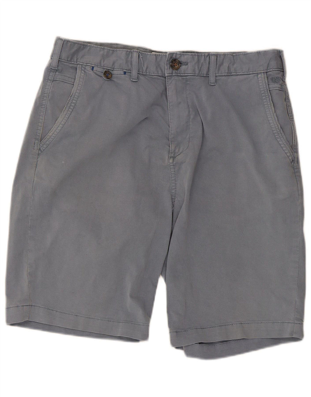 Shorts Chino Masculino White Stuff W34 Grande Algodão Cinza