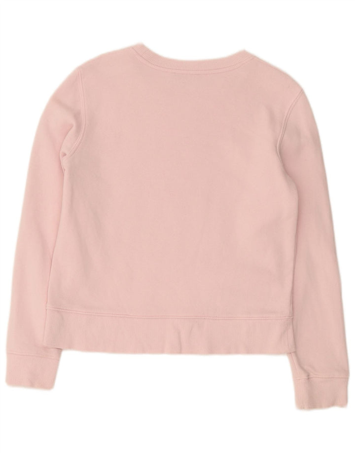 Zara moletom feminino jumper UK 10 pequeno rosa