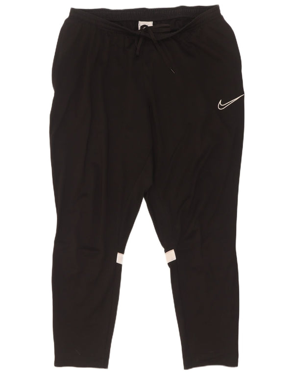 Calça de treino masculina Nike Dri Fit 2XL poliéster colorblock preto