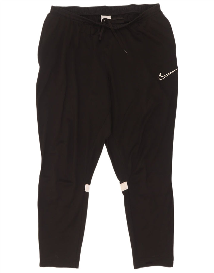 Calça de treino masculina Nike Dri Fit 2XL poliéster colorblock preto