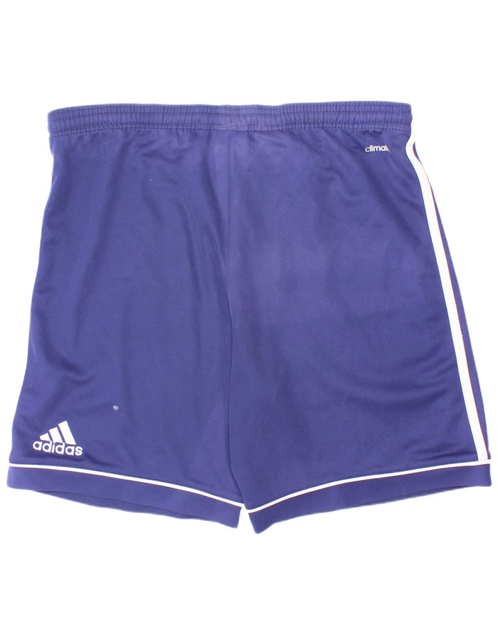 Calções desportivos Adidas Boys Climalite 13-14 anos azul poliéster
