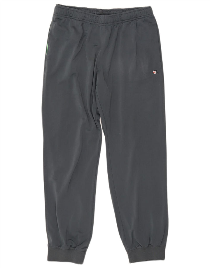 CHAMPION Masculino completo agasalho grande bloco colorido preto