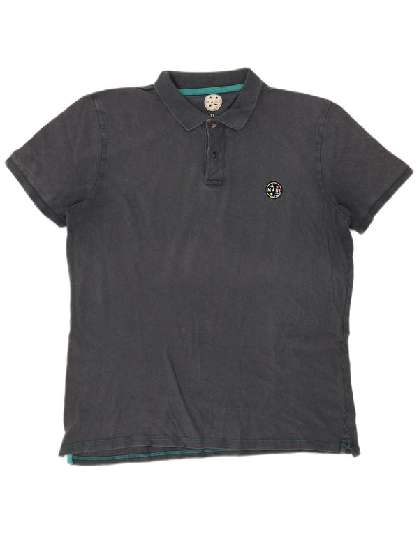 Camisa polo masculina Maui and Sons XL algodão cinza